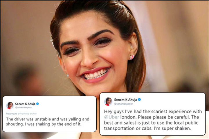 Sonam Kapoor scared of cab driver act in London, said this by tweeting