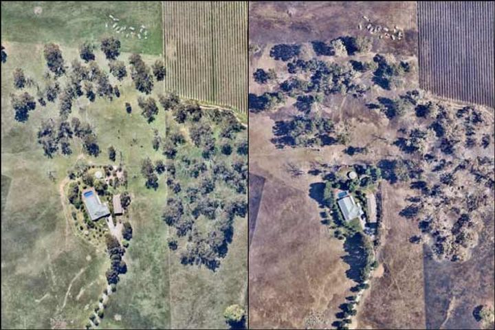 Nine aerial photos got viral that shows the devastating scale of Australian Bushfire