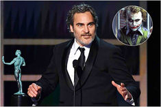 Joaquin Phoenix dedicates award to fellow Joker actor Heath Ledger