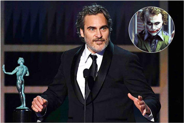 Joaquin Phoenix dedicates award to fellow Joker actor Heath Ledger Joaquin Phoenix dedicates award to fellow Joker actor Heath Ledger