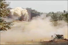  Sarang cannon being successfully tested for the first time in the LPR firing range of Khamaria