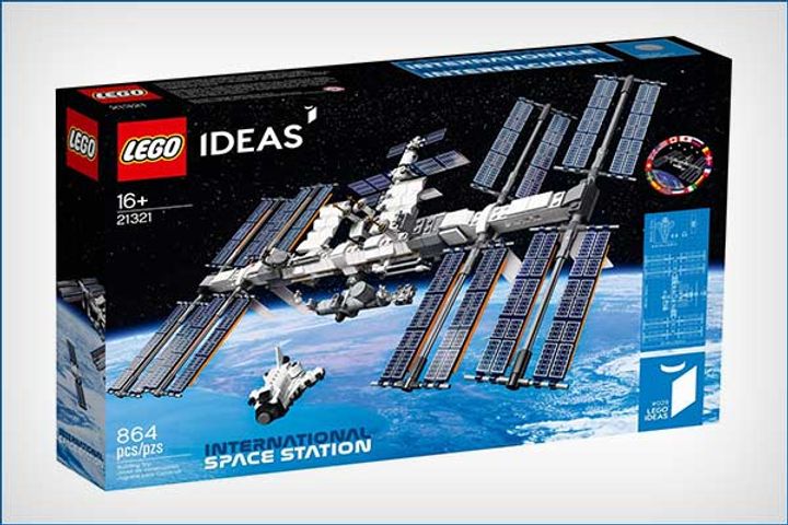 Lego made an International Space Station kit including Space Shuttle and robotic arm
