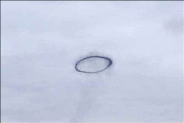 Mysterious black ring on Lahore sky causes alien panic