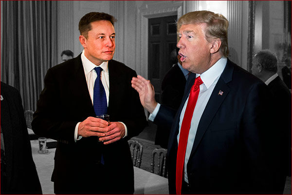 US President Donald Trump calls Elon Musk a Genius