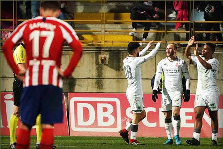 Atletico Madrid suffered a shock defeat to Cultural Leonesa
