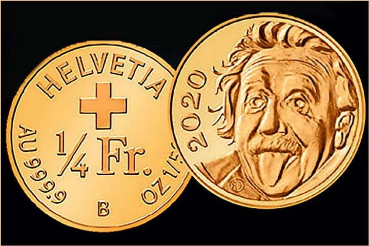 Switzerland issued the smallest gold coin