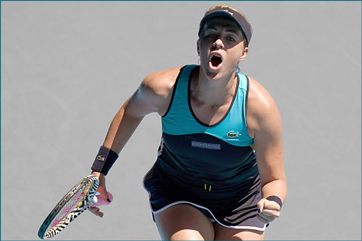 Australian Open Anastasia and 18-year-old Inga Switek win today