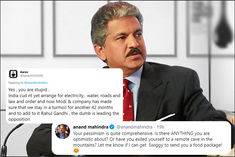 A Twitter user calls business tycoon Anand Mahindra stupid yet his reply is most savage & polite