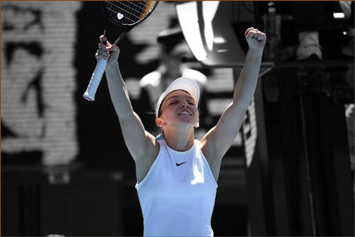 Simona Halep will face Anett Kontaveit in the quarter finals