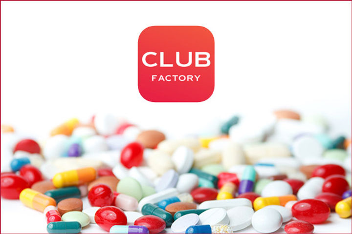 Club factory allegedly sells drugs without prescription