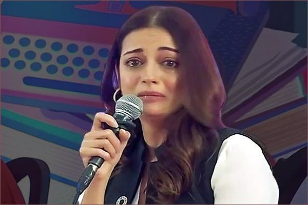 Dia Mirza Trolled For Breaking Down At Jaipur Literature Festival