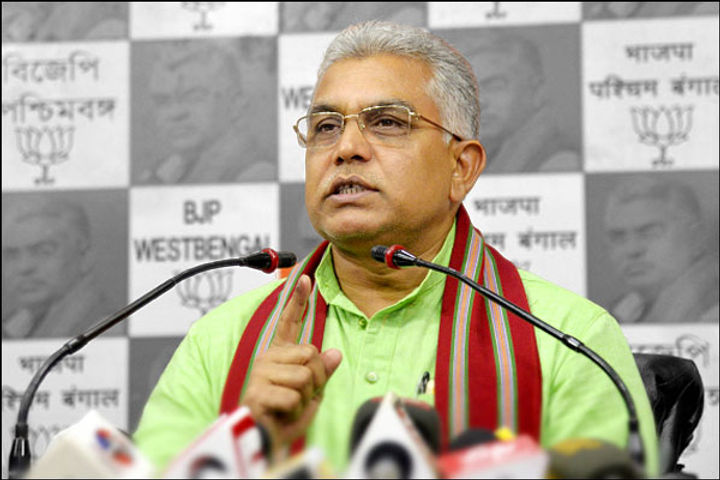 Dilip Ghosh urges BJP workers that If the police do not jail you then  you must go to jail yourself 