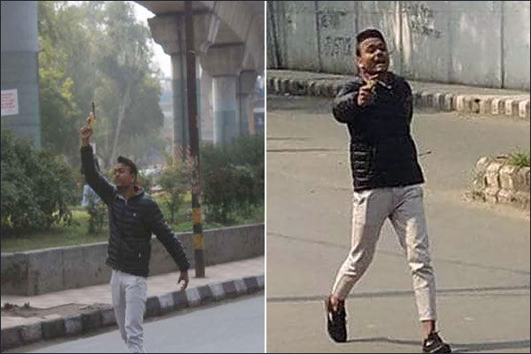 Man opens fire in Delhi during anti CAA protest in Jamia