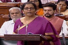 Nirmala Sitharaman today presented the Economic Survey report before the parliament