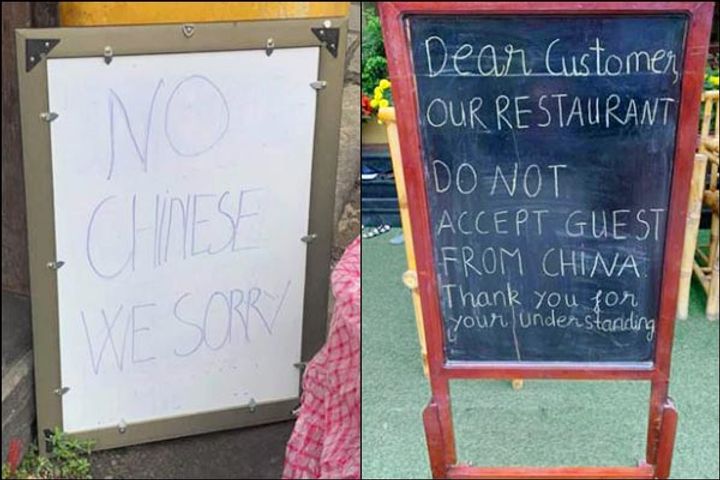  Fears of new virus trigger Anti China sentiment worldwide