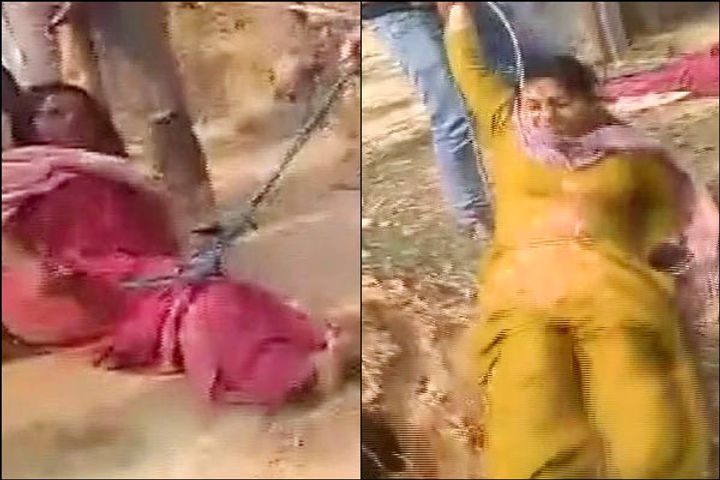 Woman teacher and her sister tied and dragged and assaulted by TMC leader led group