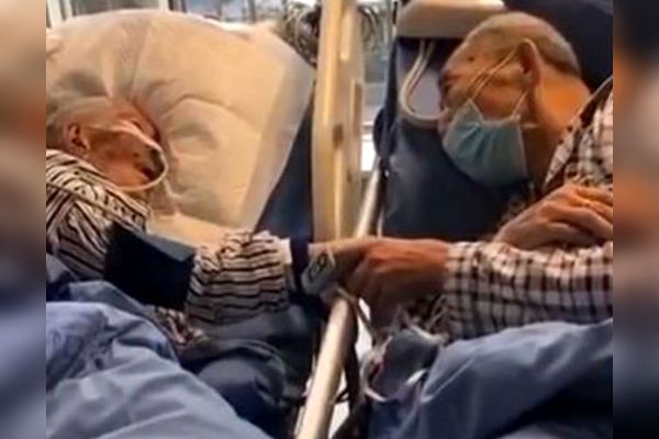 Viral video of 80-year-old couple suffering from coronavirus goes viral