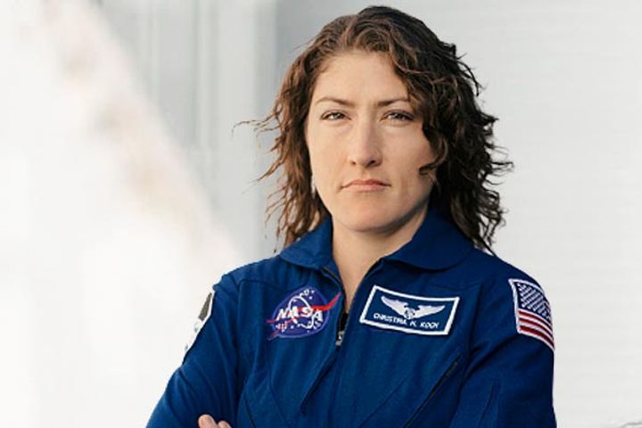 Christina Koch returns to Earth after a record 328 days in space