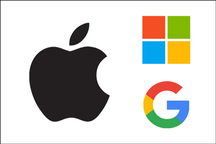 Apple quarterly profits equal to Google-Microsoft  total quarter
