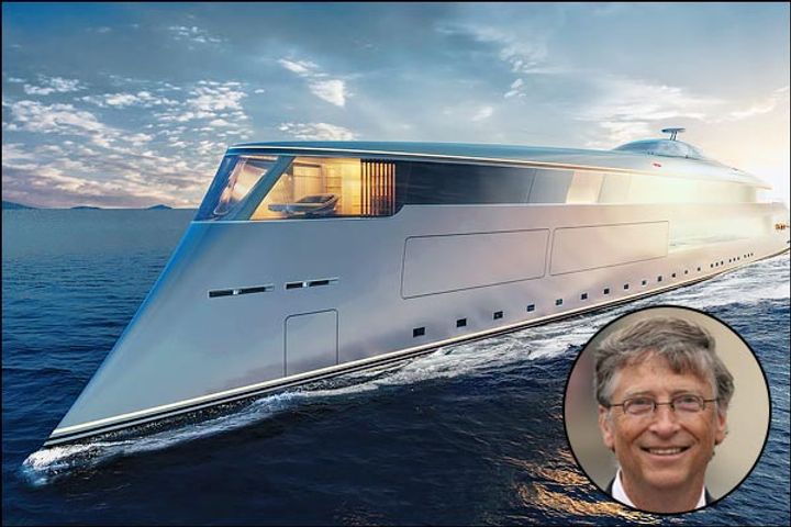 Bill Gates buys a luxurious carbon-emission free â‚¹4600 crore Superyacht Aqua