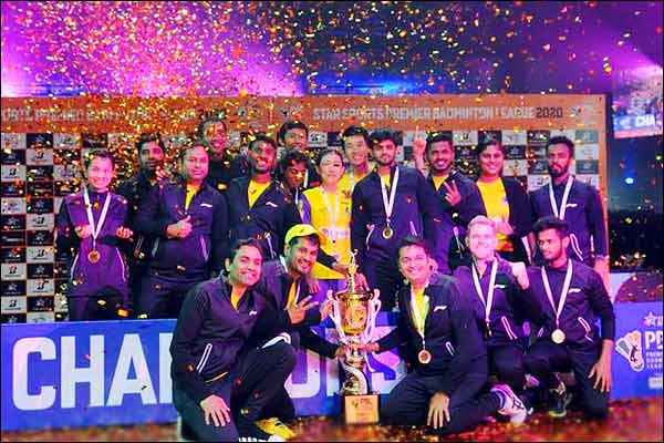 Bengaluru Raptors became PBL champions for the second time in a row