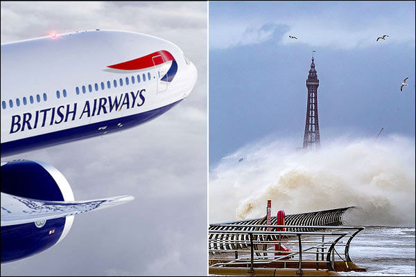 Floods and travel disruption as UK hit by severe gales