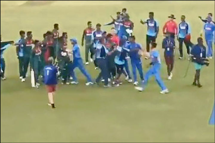 ICC punished players who had misbehaved in the U19 World Cup final