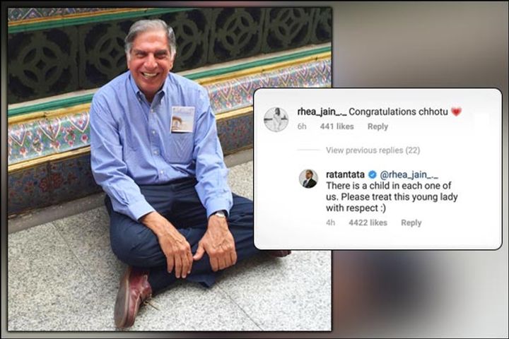 Treat this young lady with respect  Ratan Tata after girl calls him Chhotu on Instagram