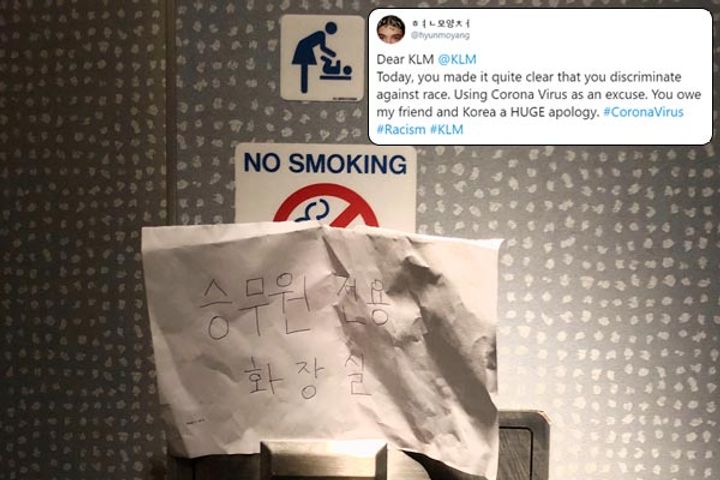 KLM apologizes after airliner crew coronavirus toilet note sparks outrage in South Korea