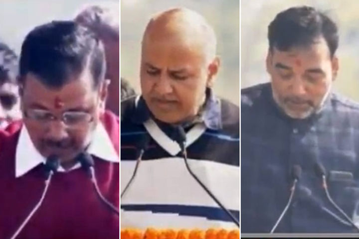 Kejriwal sworn in as CM for the third time in Delhi