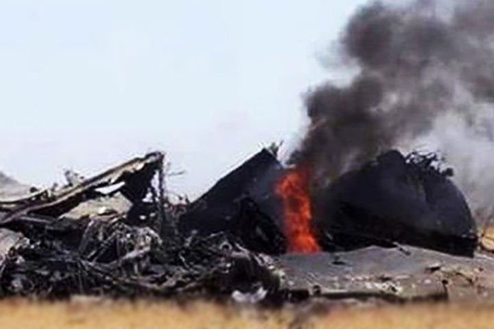 Saudi-led coalition warplane crashes