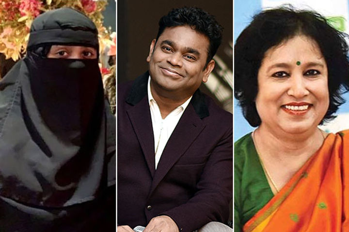 Taslima Nasreen feel suffocated when sees AR Rahman  daughter Khatija  in burqa