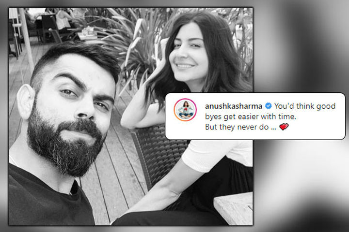 Anushka is unhappy due to Virat said this by sharing photo Anushka is unhappy due to Virat said this by sharing photo