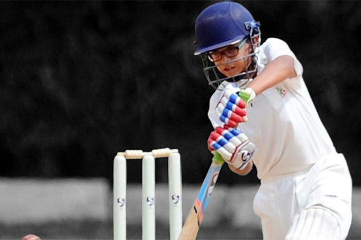 Rahul Dravid  son Samit hits 2nd double ton