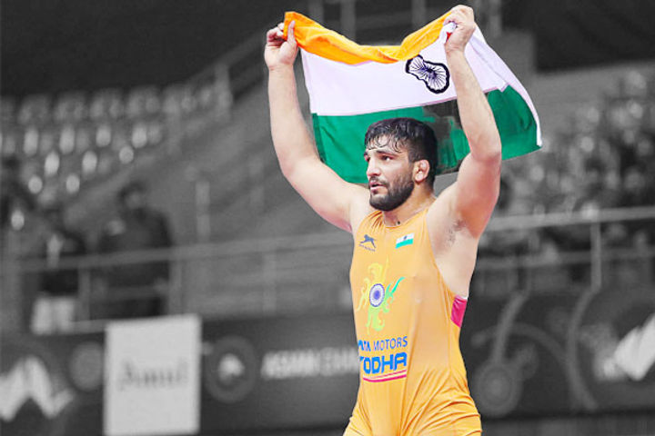 Sunil Kumar wins India a Greco Roman Asian gold after 27 years