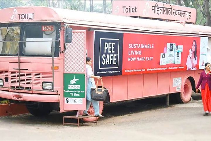 Portable Toilets on Solar-Powered Buses are Giving Pune Women a Safe Space