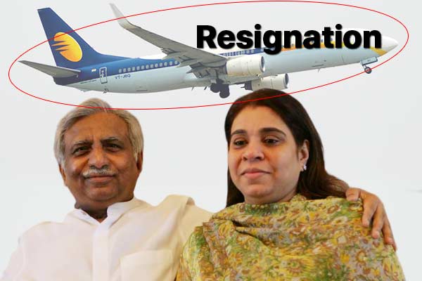 Wife of Naresh Goyal  Ex-Jet Airways director  booked for cheating a Mumbai-based travel company