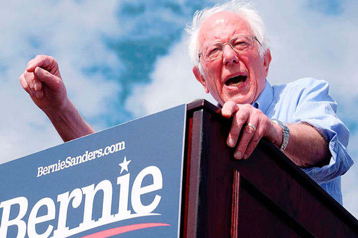 Bernie Sanders ahead in US presidential election race
