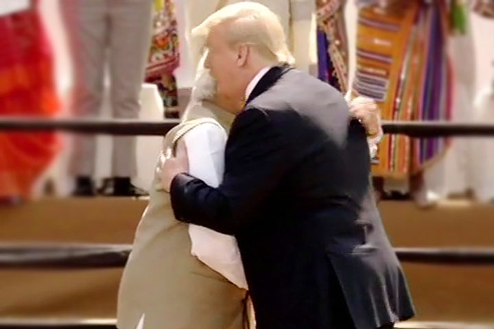 Donald Trump lauds India  Chandrayaan and Gaganyaan at Motera