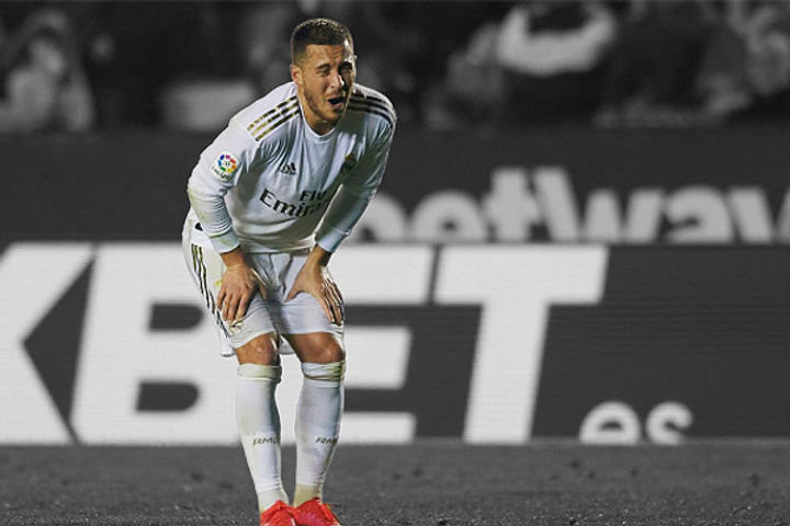 Real Madrid  Eden Hazard out with right ankle fracture
