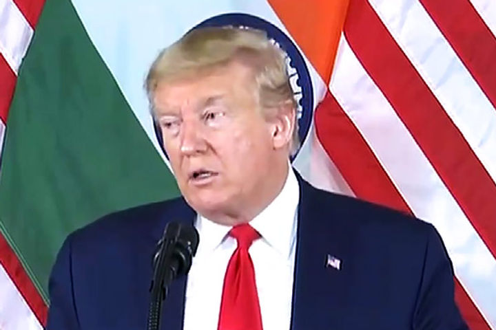 Donald trump addresses Indian industrialists  seeks investment
