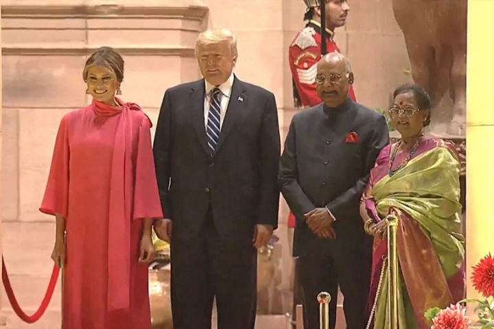 President Ram Nath Kovind hosts special dinner for Donald Trump and First Lady