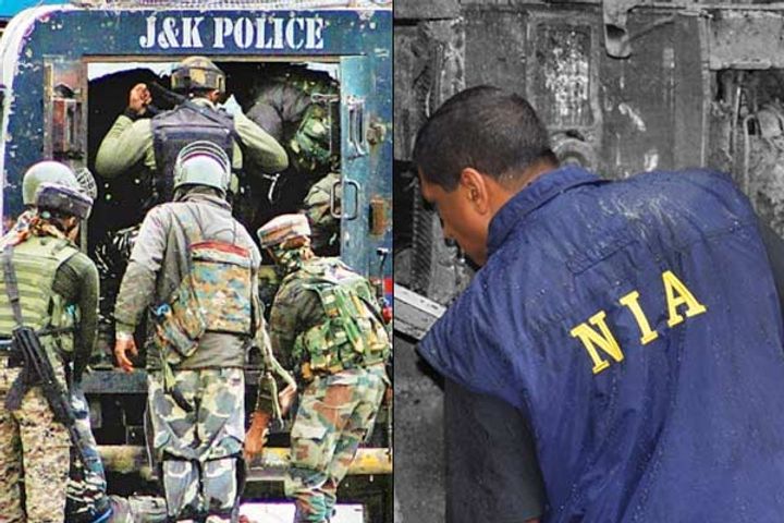 Jaish terrorist Zahid Sheikh  house raided by NIA, J&ampK Police