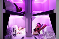 Air New Zealand creates sleep pods for economy customers to snooze on long haul flights  