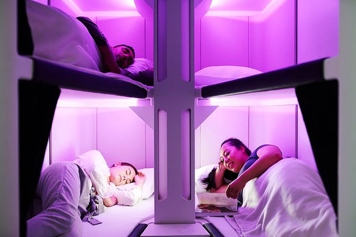 Air New Zealand creates sleep pods for economy customers to snooze on long haul flights  