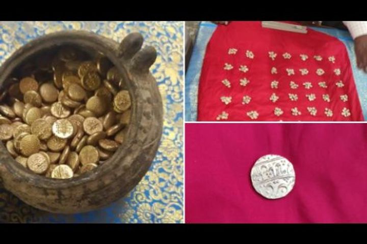 505 gold coins weighing 1.7 kg found in a temple in Tamil Nadu