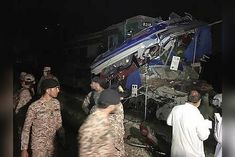 At least 20 killed as train hits but at unmanned railway crossing in Sindh