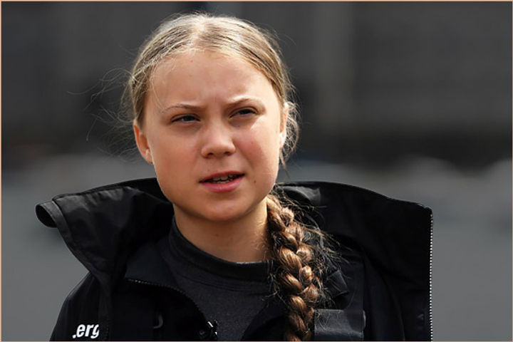Greta Thunberg showed being sexually assaulted in cartoon sticke Greta Thunberg showed being sexually assaulted in cartoon sticke