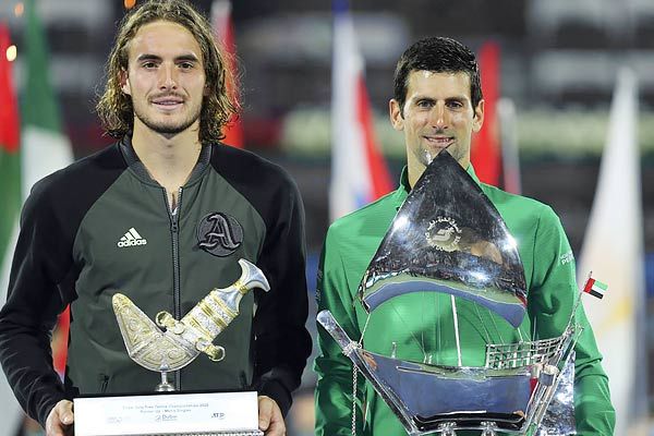 Djokovic beats Tsitsipas to win fifth Dubai trophy	