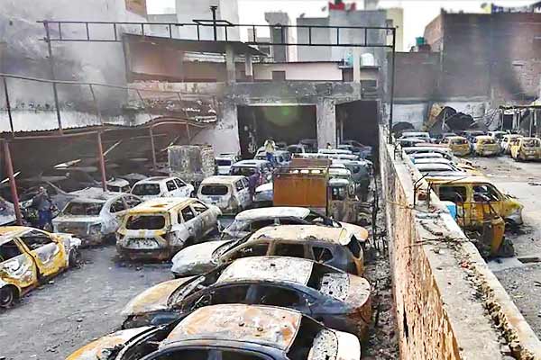 122 homes and  301 vehicles damaged in Delhi riots say Report